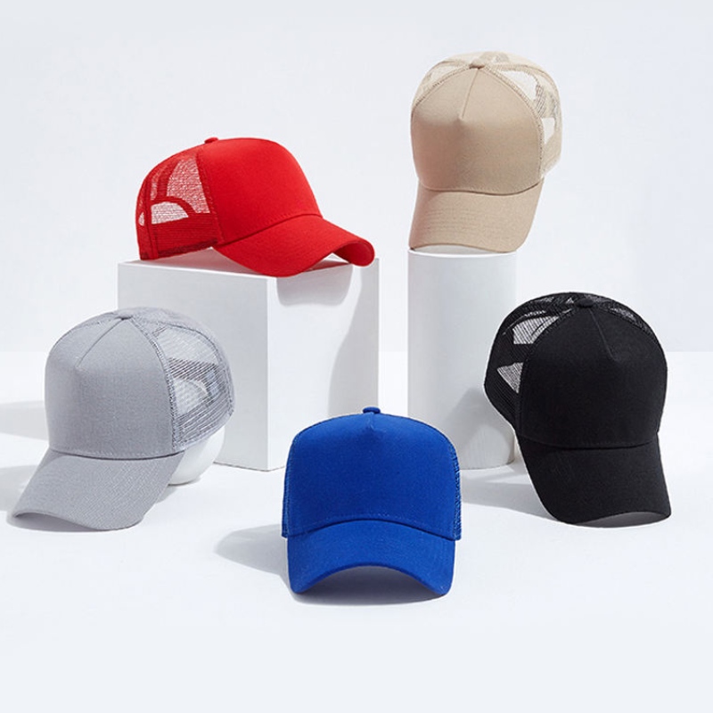 Hip Hop Hat Aangepast Logo 3D Borduurwerk aangepast Logo Cotton Meerdere kleuren Trucker Cap voor buitensporten