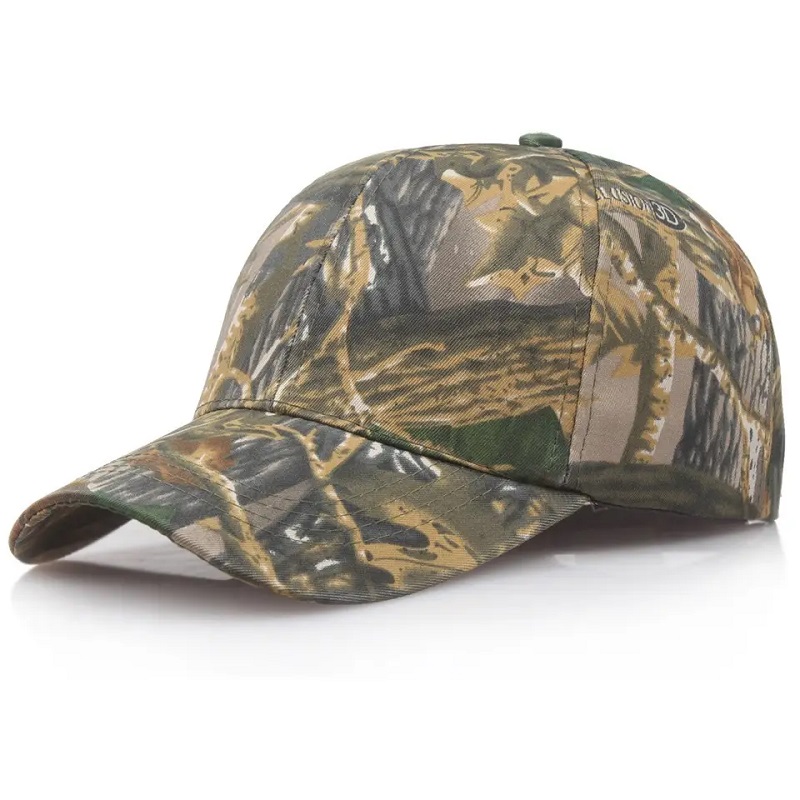 Unisex camouflage hoed camo vissen honkbal pet zonnebrandcrème snel drogende bedrukte jachtdop