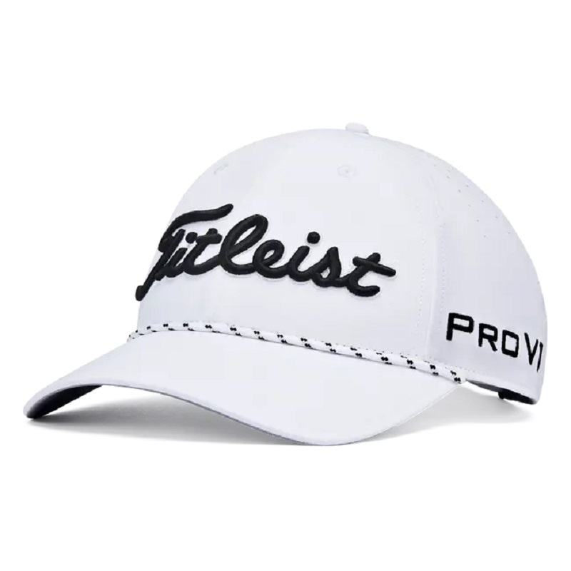 Aangepast 6 paneel Golfkap Strapback Structured Baseball Cap 3D Puff geborduurde logo hoed gebogen Bill Stretch Rope Golf Hat Gorras