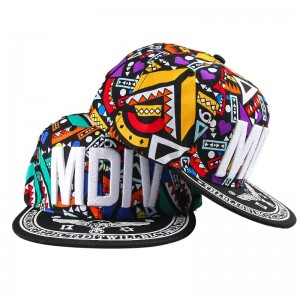 Superbear Hoogwaardige gestructureerde ouder-kindhoed 3D Borduurwerk platte rand Hip Hop Hat aangepast Logo Snapback Sport Hats Cap