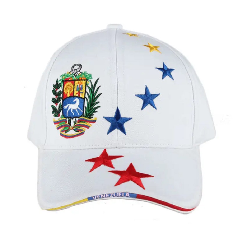 op maat gemaakt Venezuela -borduurwerk honkbalpet
