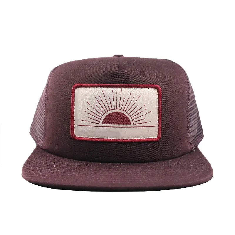 Factory Groothandel Sponge Net Hat Aangepast Logo geborduurde honkbalhoed